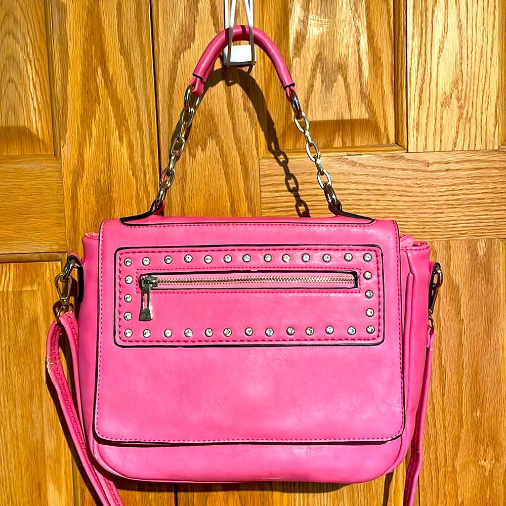 Vintage Barbie Pink with Rhinestones Purse 👛
